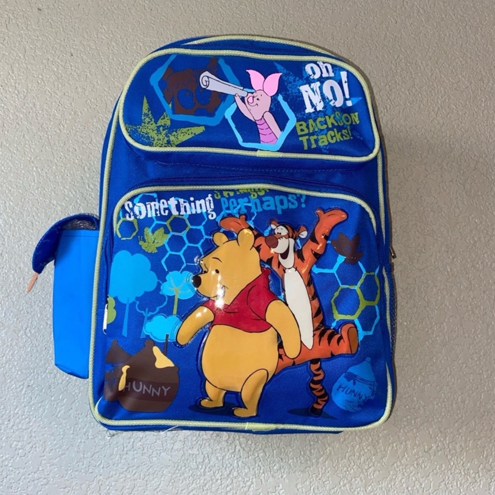 Blue Winnie the Pooh Backpack - Picture 2 of 6